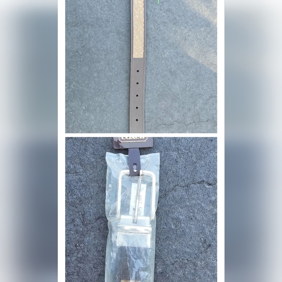 Coach Men’s Reversible Signature Belt – Style F90107 – Size 36 – KH/MA - Picture 4 of 4